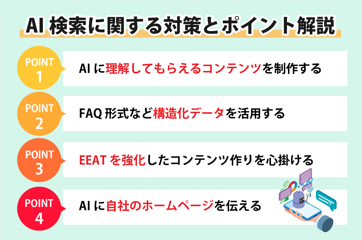 AI検索に関する対策とポイントを解説